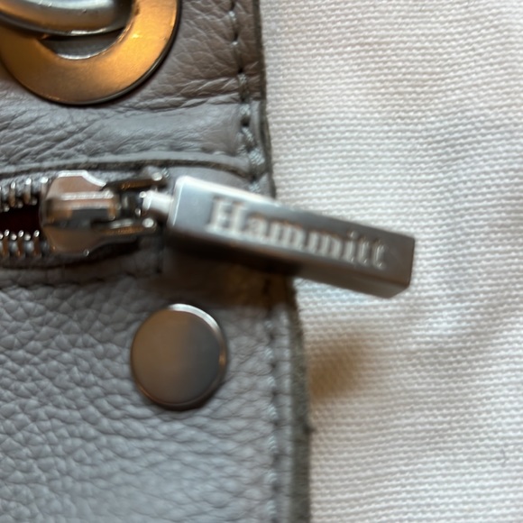 HAMMITT  LEATHER CROSSBODY TONY GRAY/SILVER HARDWARE SOLD OUT - Picture 8 of 9